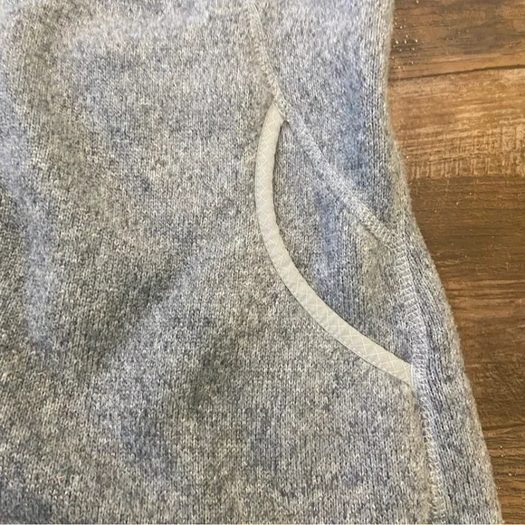 The North Face Women's Light Gray/Lite blue Zip-Up Jacket sz M - Picture 4 of 10